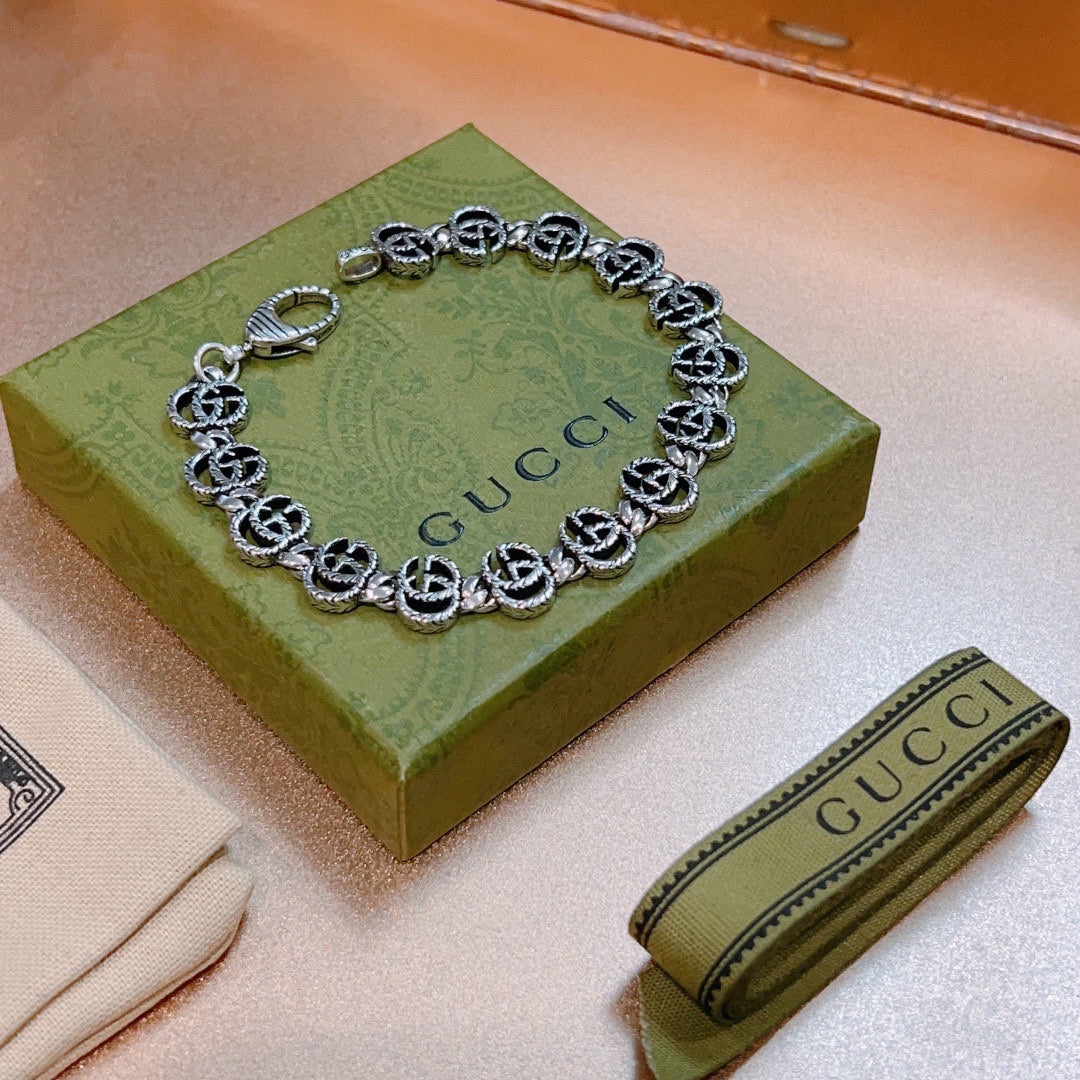 Double Gucci Interlocking Gucci Bracelet