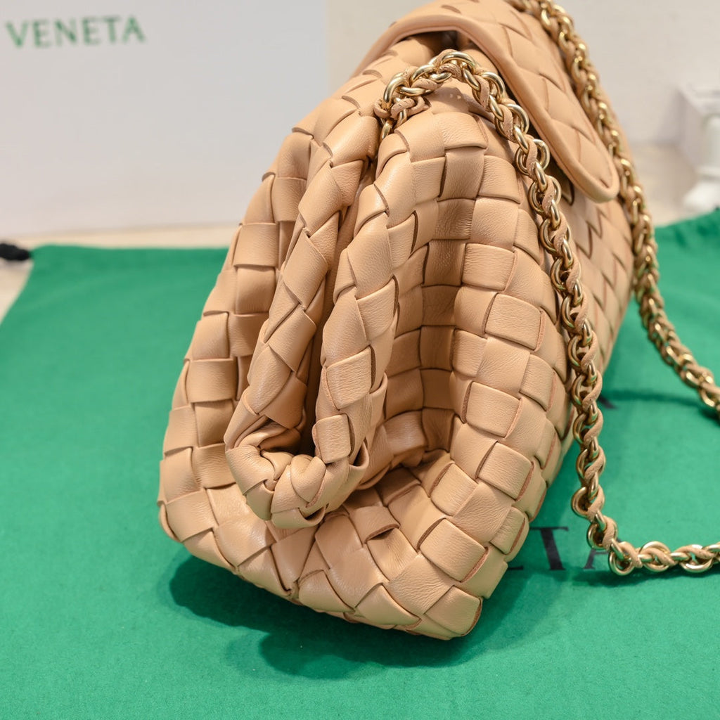Teen Lauren 1980 With Chain 31.5 Beige Leather Ghw